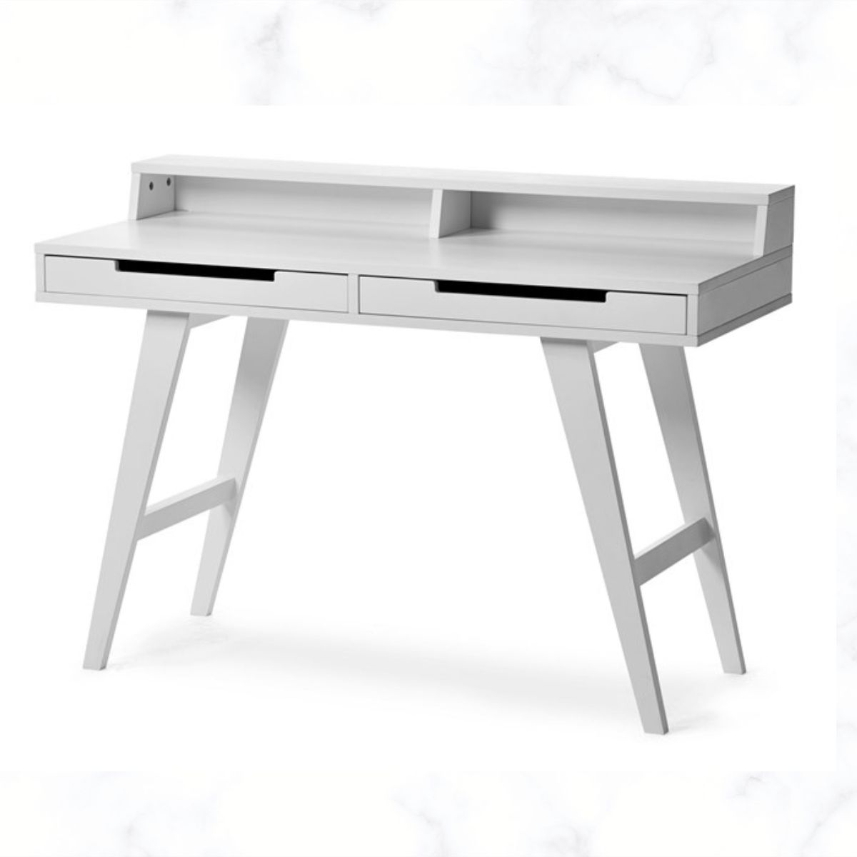 home desk with two drawers